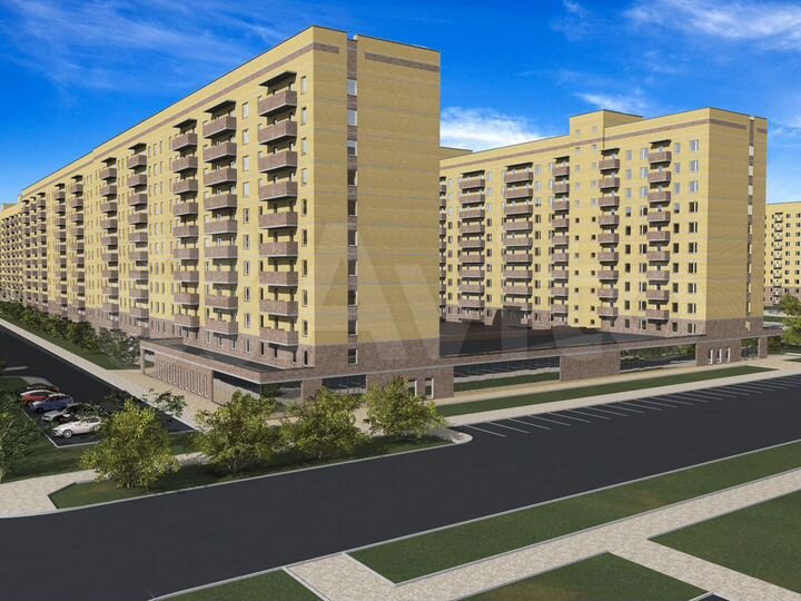 2-к. квартира, 54,2 м², 7/10 эт.