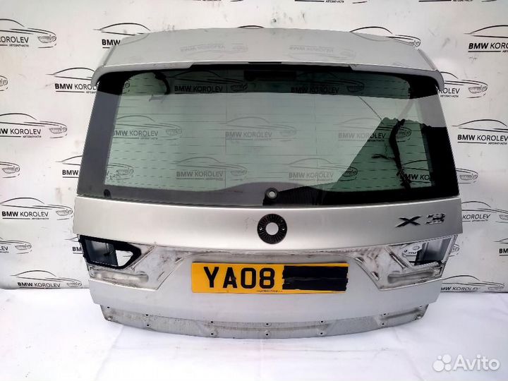 Крышка багажника (серебристая) BMW X3E83