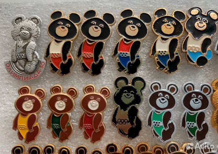 Мишки Олимпиада-80 Много Разные СССР