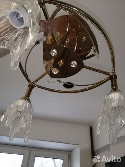 Люстры потолочные б/у