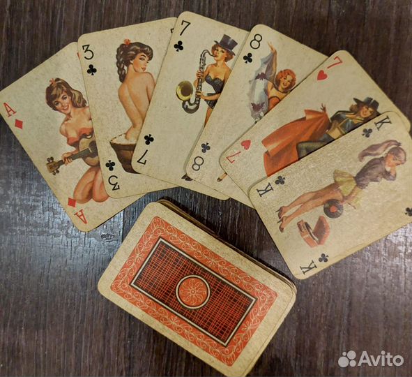 Игральные карты Пин ап. Винтаж