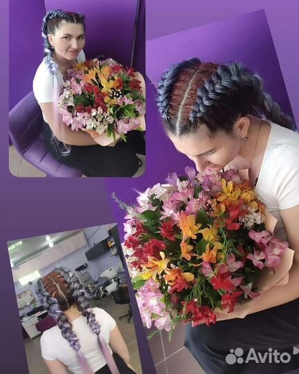 Афрокудри, Афрохвост, плетение косичек