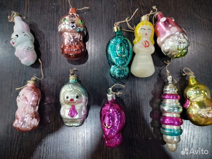 Елочные игрушки СССР советские