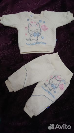 Утеплённые джемпер и штанишки фирмы SNO katt