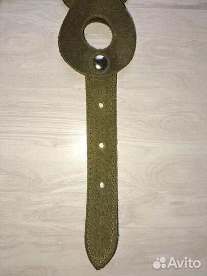 Пояс ремень из натуральной замши