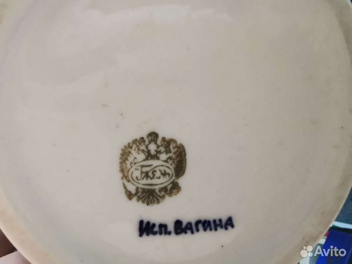 Ваза интерьерная Гжель hand made