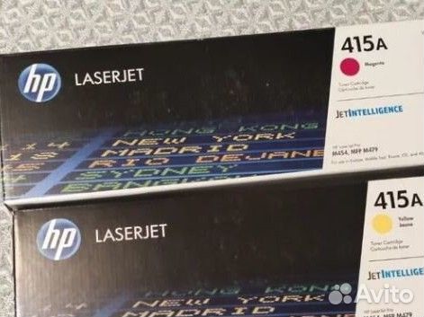 Картридж LaserJet 415A, красный