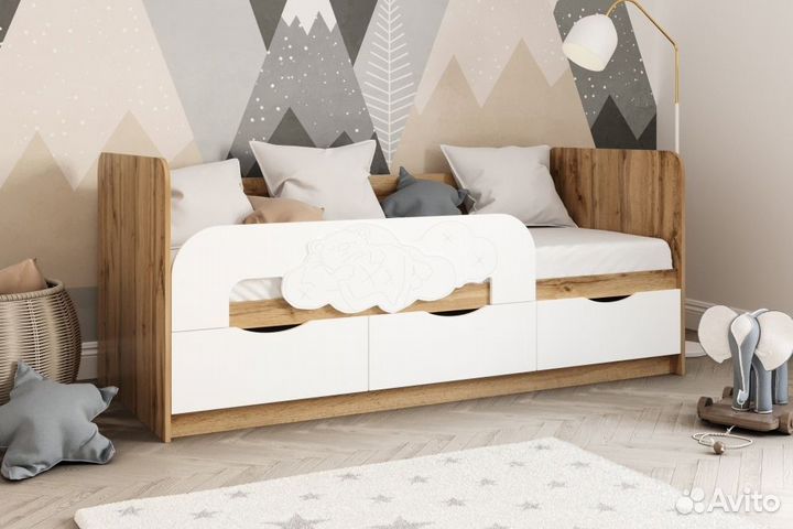 Детская кровать с Бортиком