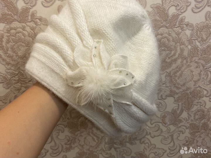 Берет женский теплый