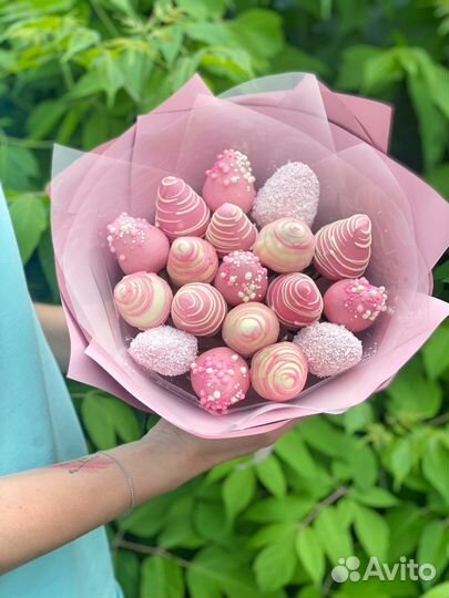 Клубника в шоколаде.Сдадкий букет