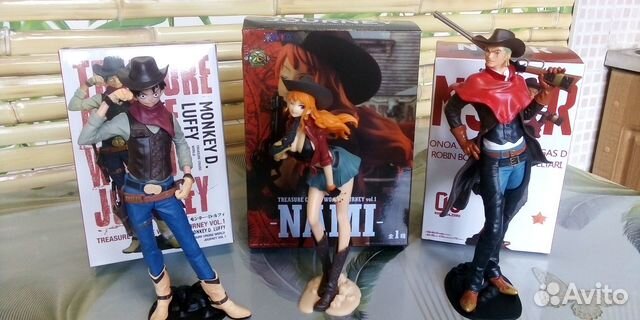 Аниме фигурки Luffy, Nami, Zoro