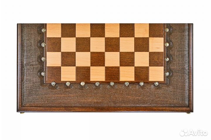 Шахматы и нарды резные Катадин 50 х 50 см бук Армения 62561