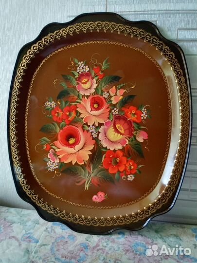 Поднос металлический СССР