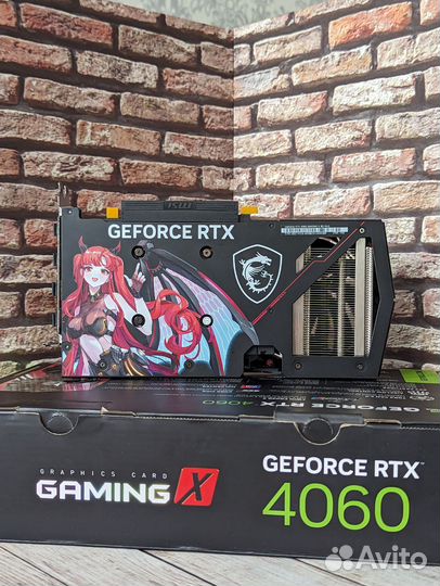 Видеокарта MSI GeForce RTX 4060 gaming X 8G MLG