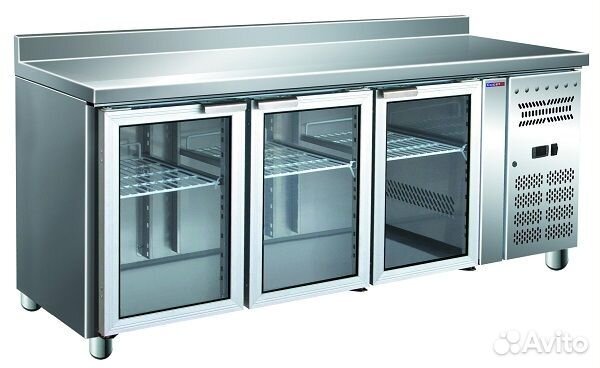 Стол с охлаждаемым шкафом cooleq GN3200TNG бортик