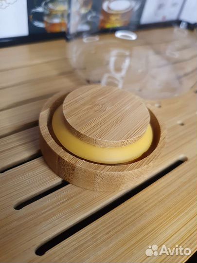 Чайник с бамбуковой крышкой 600 мл