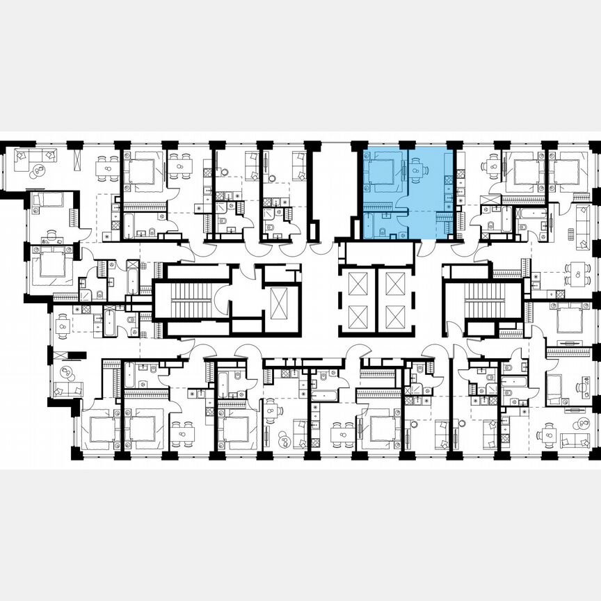 1-к. квартира, 36,1 м², 16/48 эт.