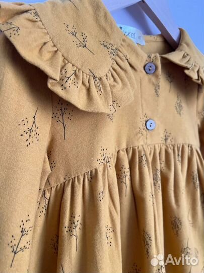 Платье из теплого хлопка