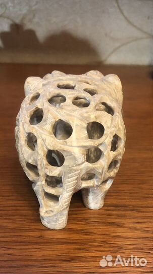 Статуэтка слон из индии, камень, ручная работа