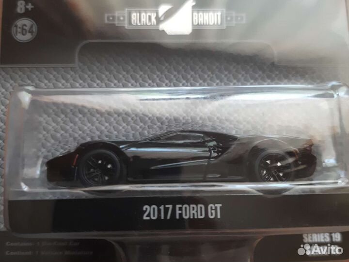 2017 Ford GT Black Bandit масштаб 1:64