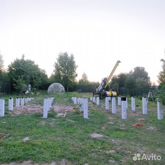 Фундамент из жб свай