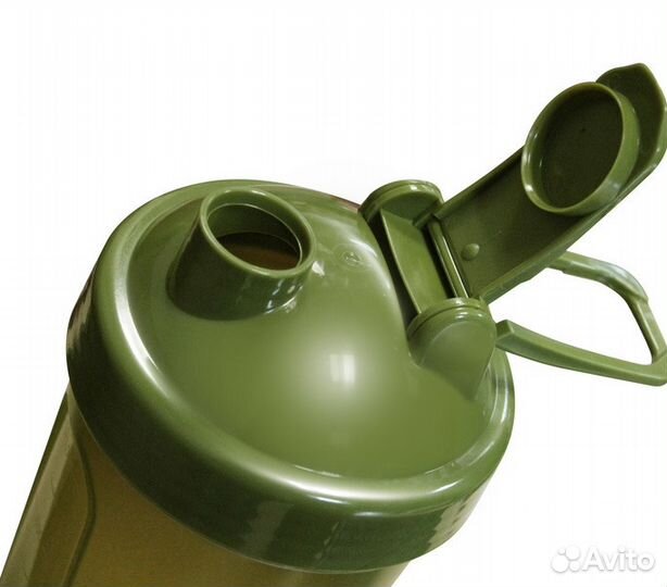 Шейкер Be First 1000 мл - хаки