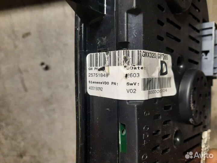 Понель приборов Cadillac SRX 1 2003-2009