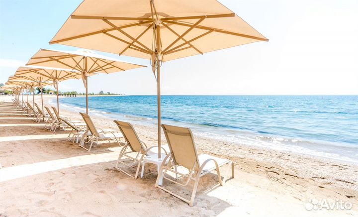 Пляжные зонты от солнца с наклоном