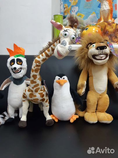 Мягкие игрушки Мадагаскар