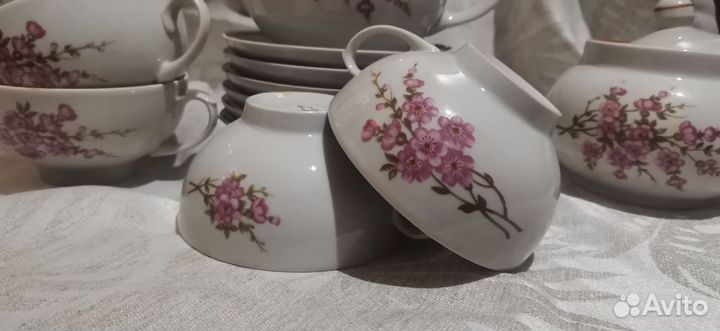 Сервиз чайный Дулевский фарфор, 1995 год