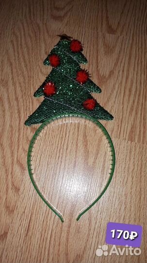 Ободок для девочки елочка