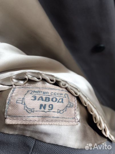 Габардиновый плащ женский 1950-х годов, винтаж