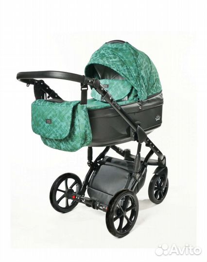 Коляска 2 в 1 эко кожа