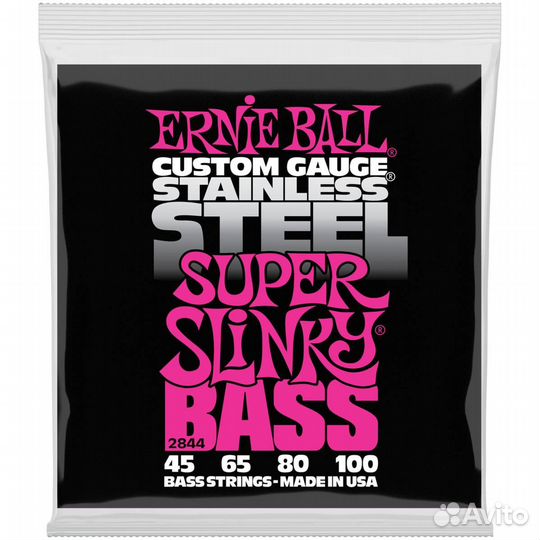 Струны для бас-гитары Ernie Ball 2844 Stainless St
