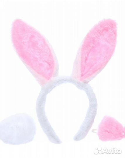 Ушки зайца, крылья ангела, юбка б.-коробки, шляпа