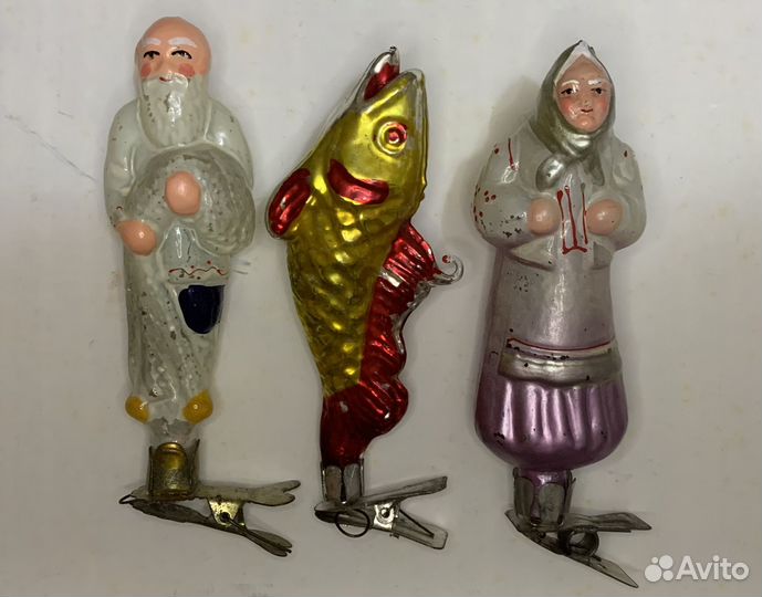 Елочные игрушки СССР одним лотом