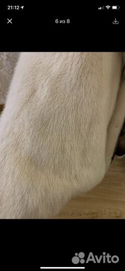 Шуба норковая с капюшоном