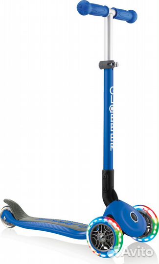 Самокат трехколесный Globber primo foldable lights