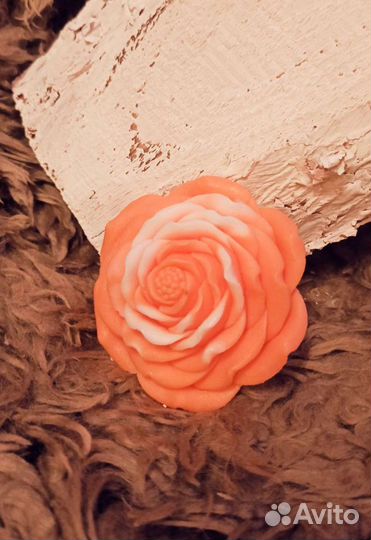 Роза в колбе. Мыло ручной работы