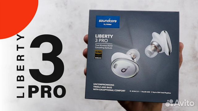 Характеристики: Anker SoundCore Liberty 3 Pro A3952 White набор + серт. 200Р
