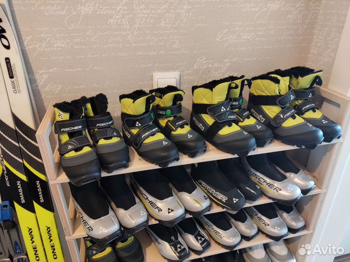 Детские лыжные комплекты Fischer, Madshus, Atomic