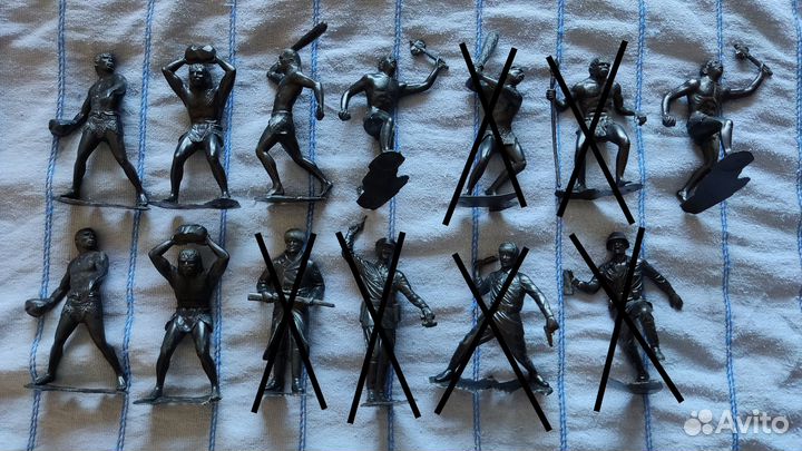 Разные Солдатики СССР пластмасса металл