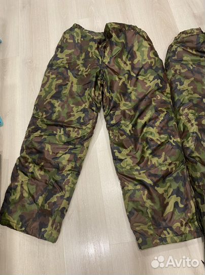 Камуфляжные штаны зимние