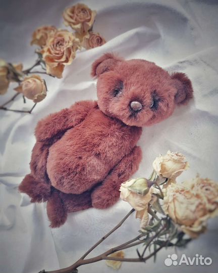 Игрушка ручной работы мишка тедди