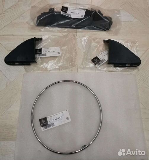 Mercedes V167 gle amg6.3 накладка вставка бампера