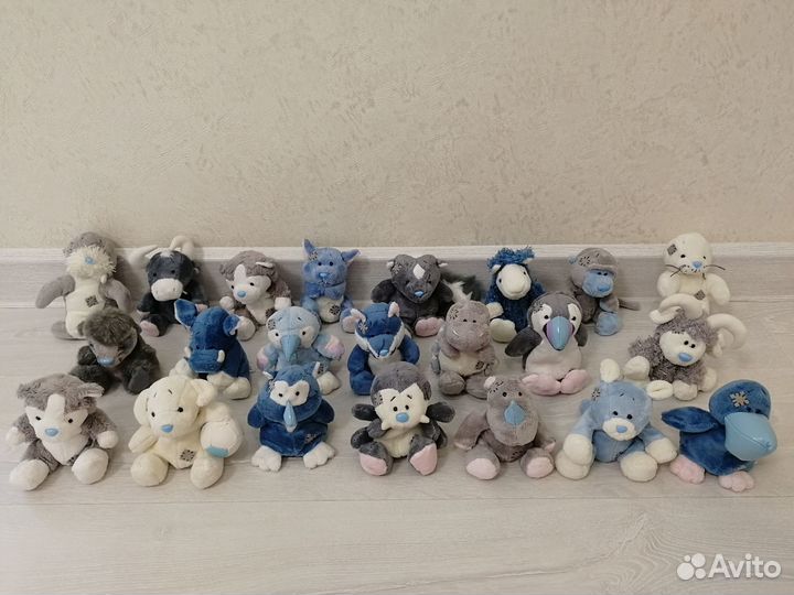 Мягкие коллекционные игрушки размером 10-20 см