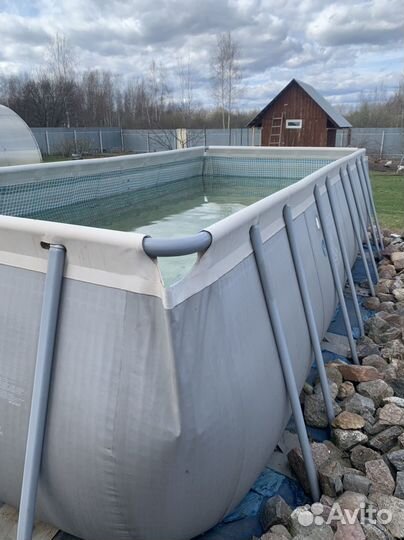 Каркасный бассейн прямоугольный