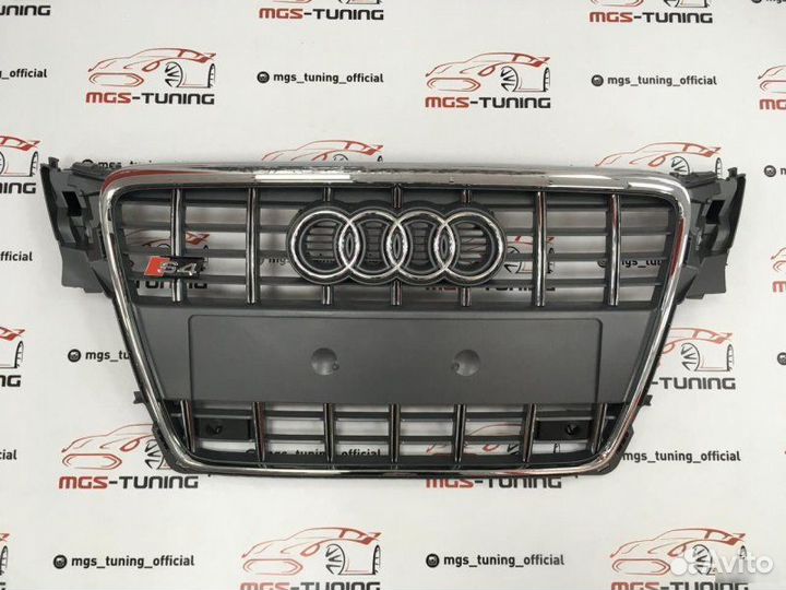 Решетка на Audi A4 в стиле S4 07-11гг. дизайн 4