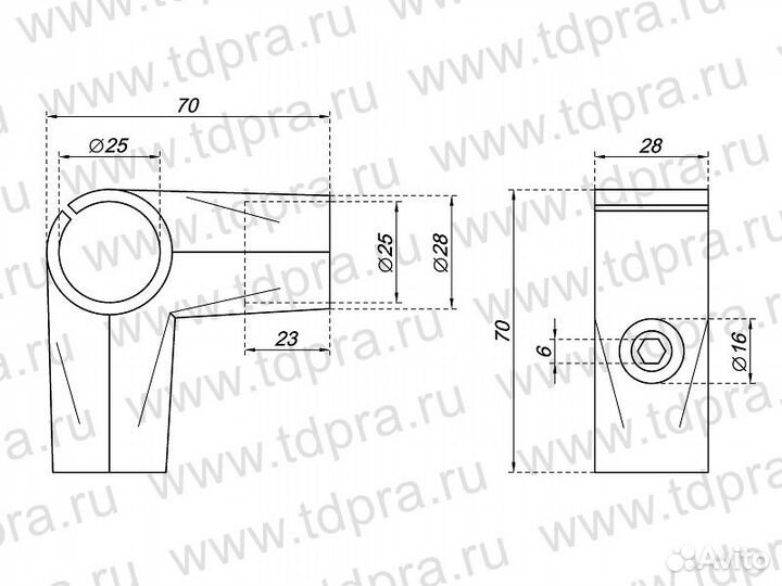 Крепеж угловой (z39+z38+z38) UNO4.100, хром