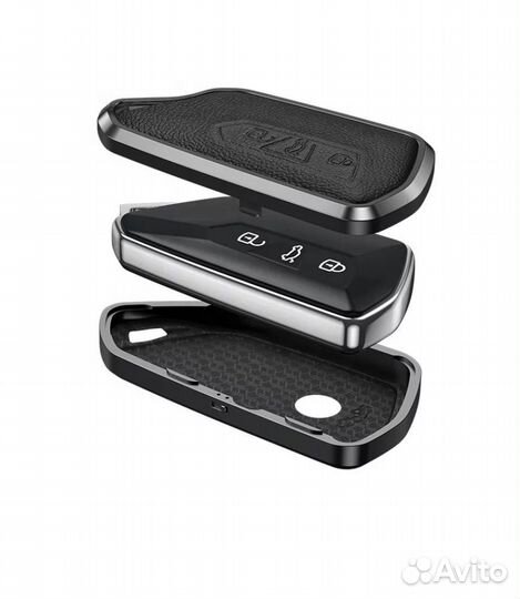 Чехол на ключ Volkswagen / Фольксваген металл white